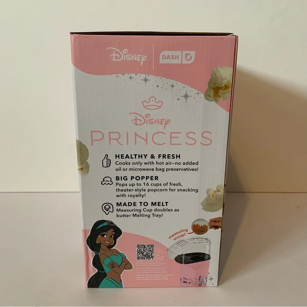 NIB. Disney Dash Princess Pink Popcorn Popper